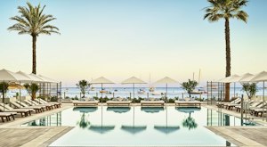 Escape to this Ibizan resort just ten minutes from the bustling Old Town<place>Nobu Hotel Ibiza Bay</place><fomo>17</fomo>